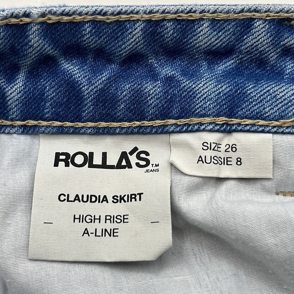 Rolla’s Claudia Skirt High Rise A-Line Size 26 - Picture 12 of 16